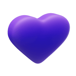 heart purple icon